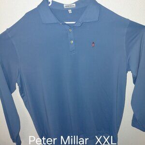 Long sleeve polo gulf shirt